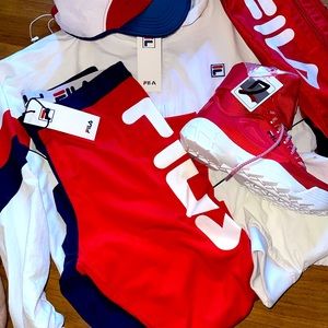 Fila combo pack all mew except the hat clothes XL shoe size 8